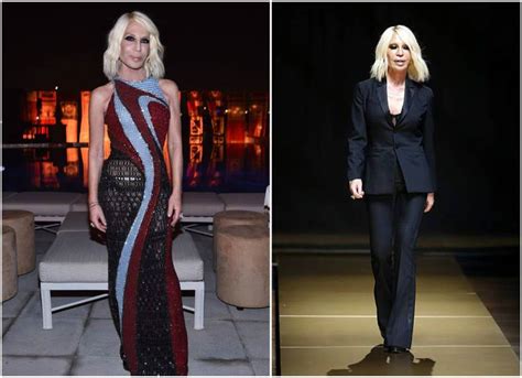 versace abiti donna|donatella versace height and weight.